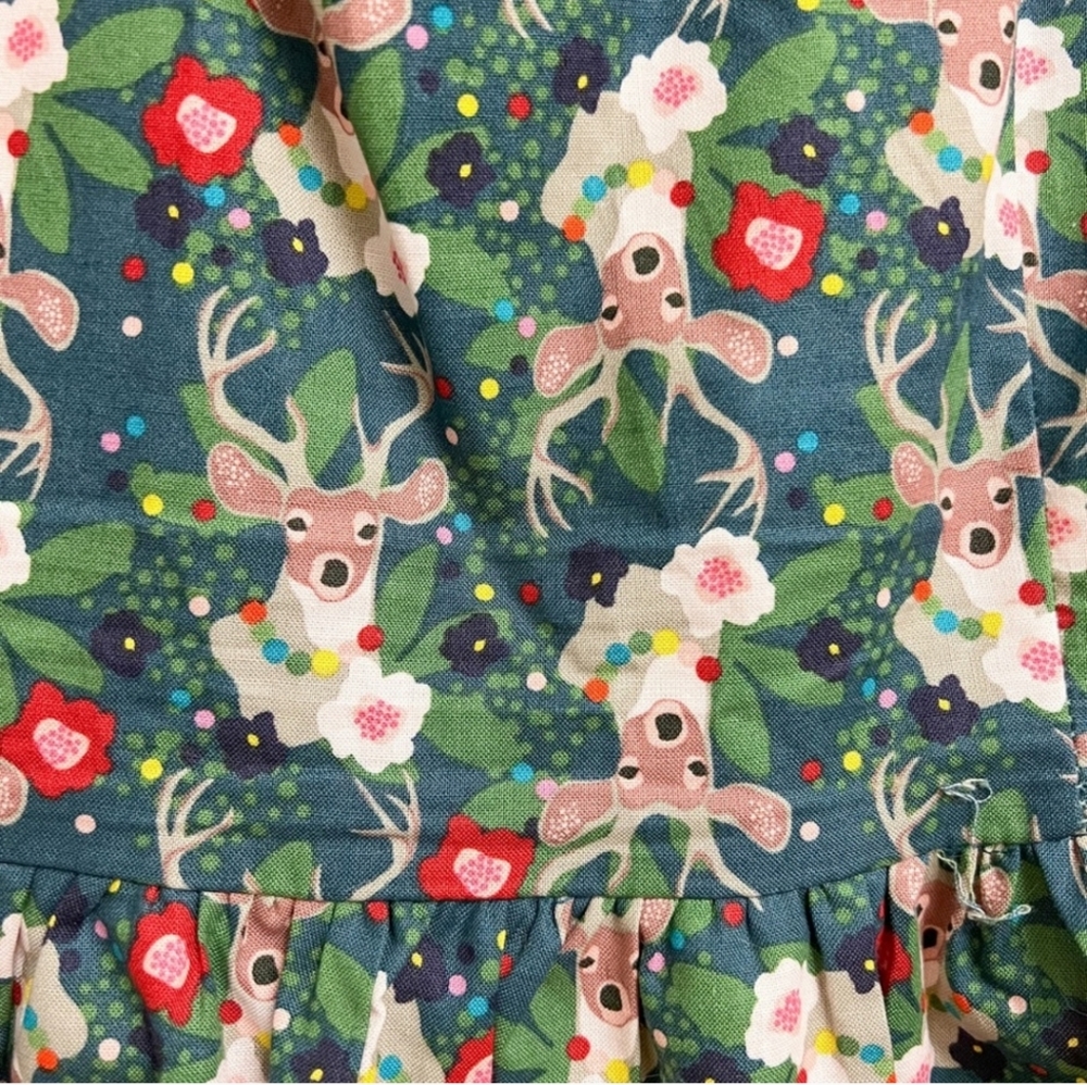 Retrolicious Deer Dress- Fits Like Medium